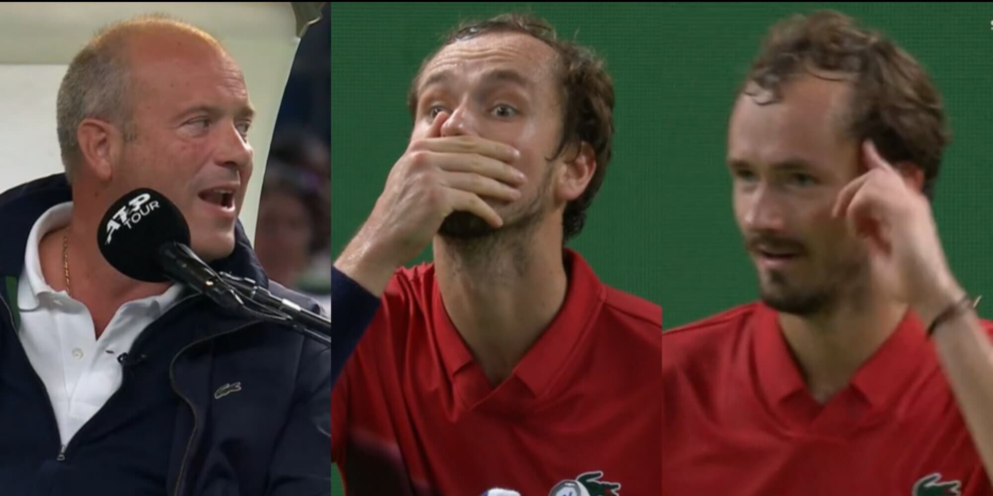 Furia Medvedev davanti ad Arnaldi: insulto all'arbitro, tensione in campo