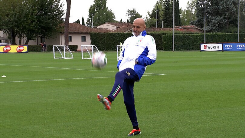 Italia, l'allenamento della Nazionale di Spalletti in vista delle sfide di Nations League