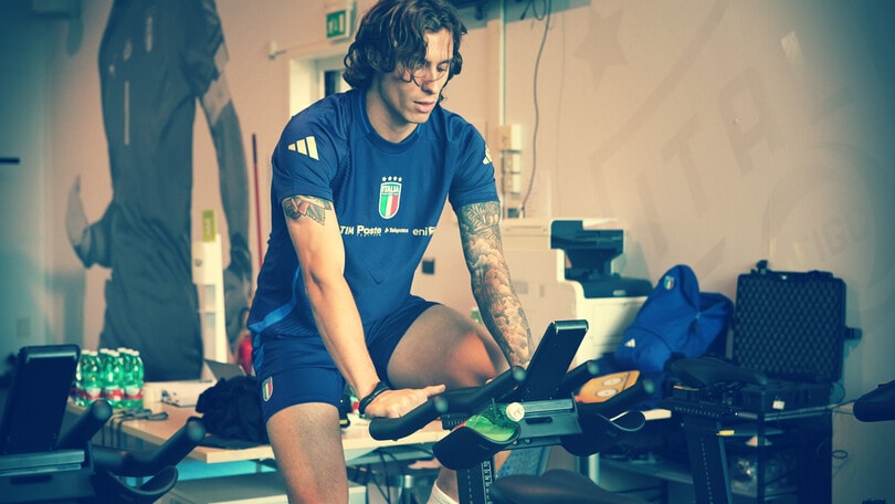 Lavoro in palestra per gli Azzurri a Coverciano