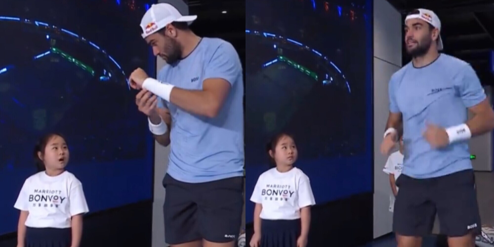 Berrettini cuore d'oro: il gesto verso la bambina a Shanghai emoziona tutti
