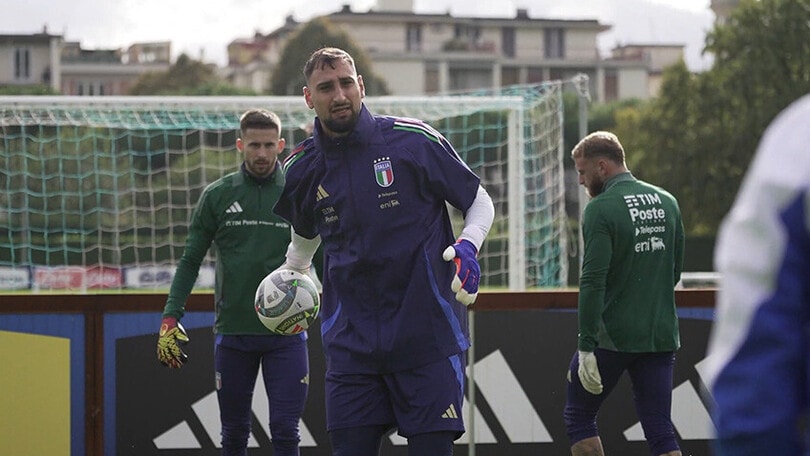 Italia, gli Azzurri si allenano a Coverciano in vista della sfida con il Belgio