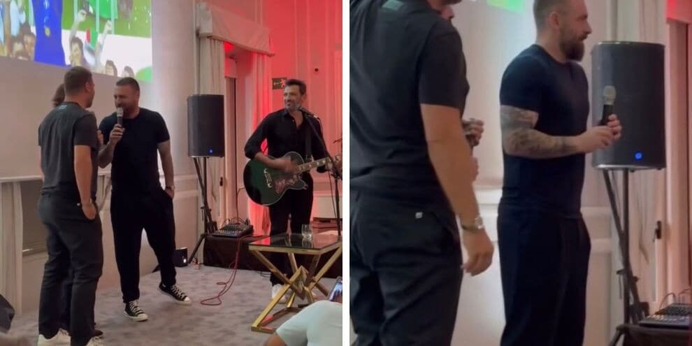 Totti e De Rossi che cantano Venditti: che show alla festa del 2006