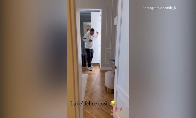 Totti che felicità, guarda come balla