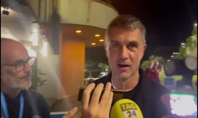 Paolo Maldini all'Olimpico per il figlio Daniel: "Un'emozione grande"