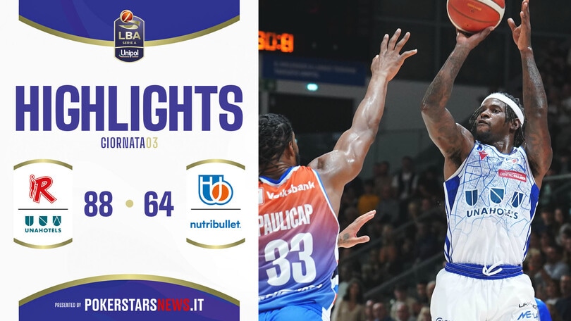 UNAHOTELS Reggio Emilia – NutriBullet Treviso Basket | Serie A Unipol 2024/25