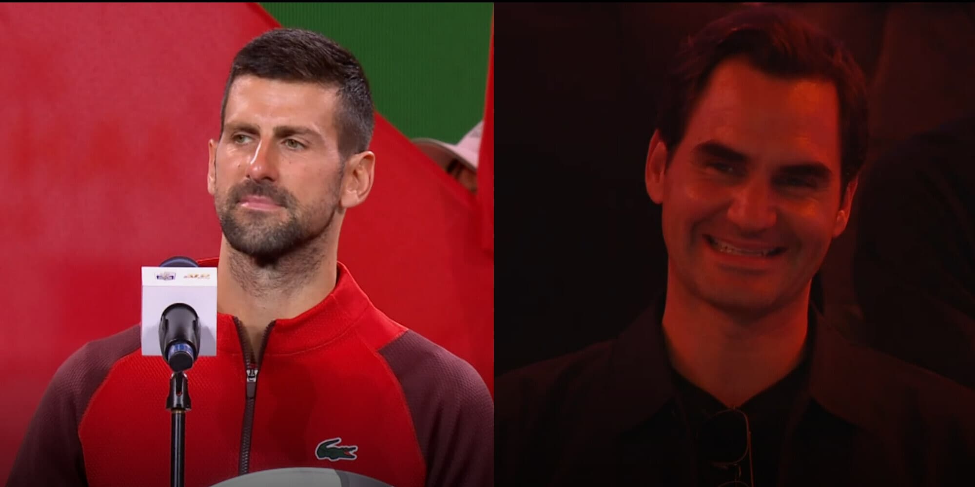 Djokovic e le parole da brividi a Federer davanti a Sinner: "So che tu..."