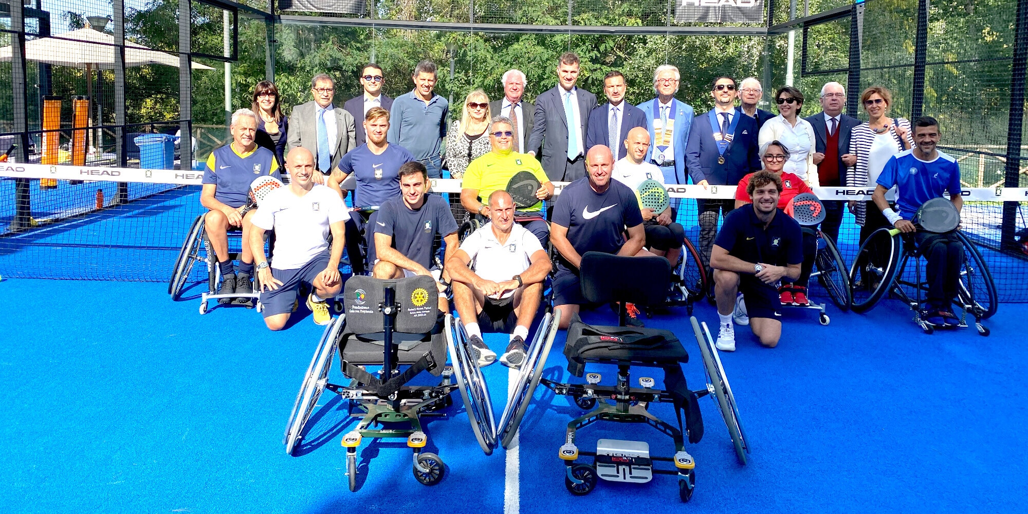 Uno sport che abbatte le barriere: così al CC Aniene il padel è per tutti