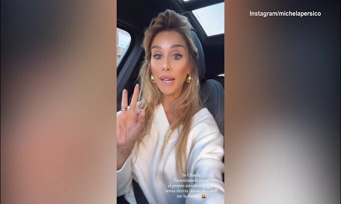 Michela Persico disavventura in Olanda, mattina in ospedale