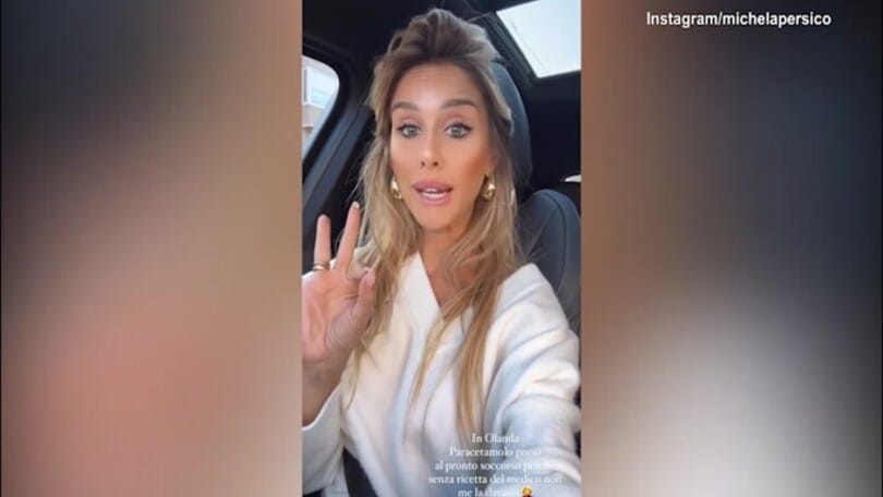 Michela Persico disavventura in Olanda, mattina in ospedale