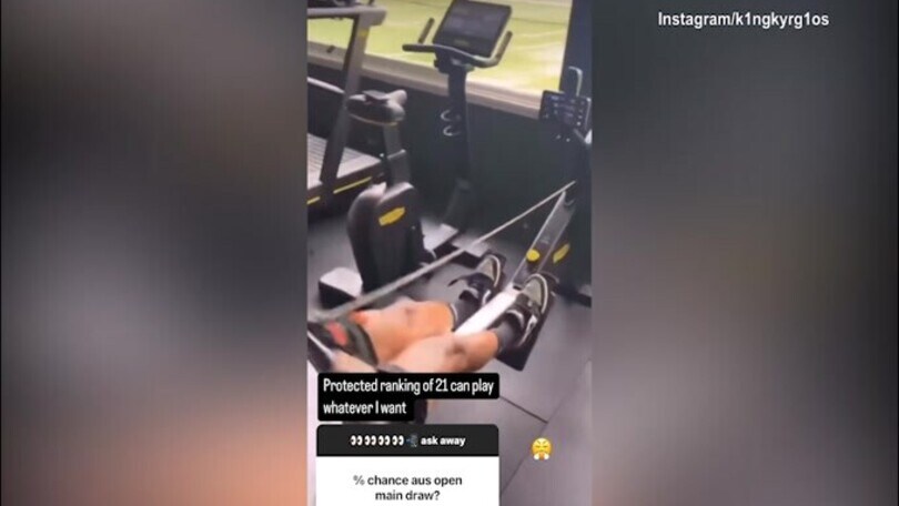 Kyrgios, così si allena per spodestare Sinner