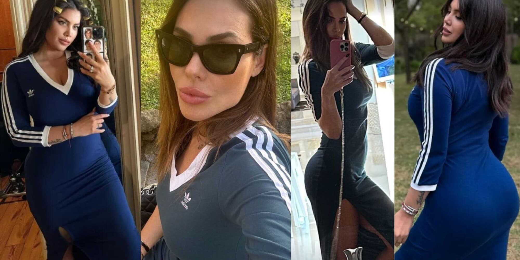 Wanda Nara e Ilary Blasi con lo stesso vestito: sporty, sensuale ed economico!