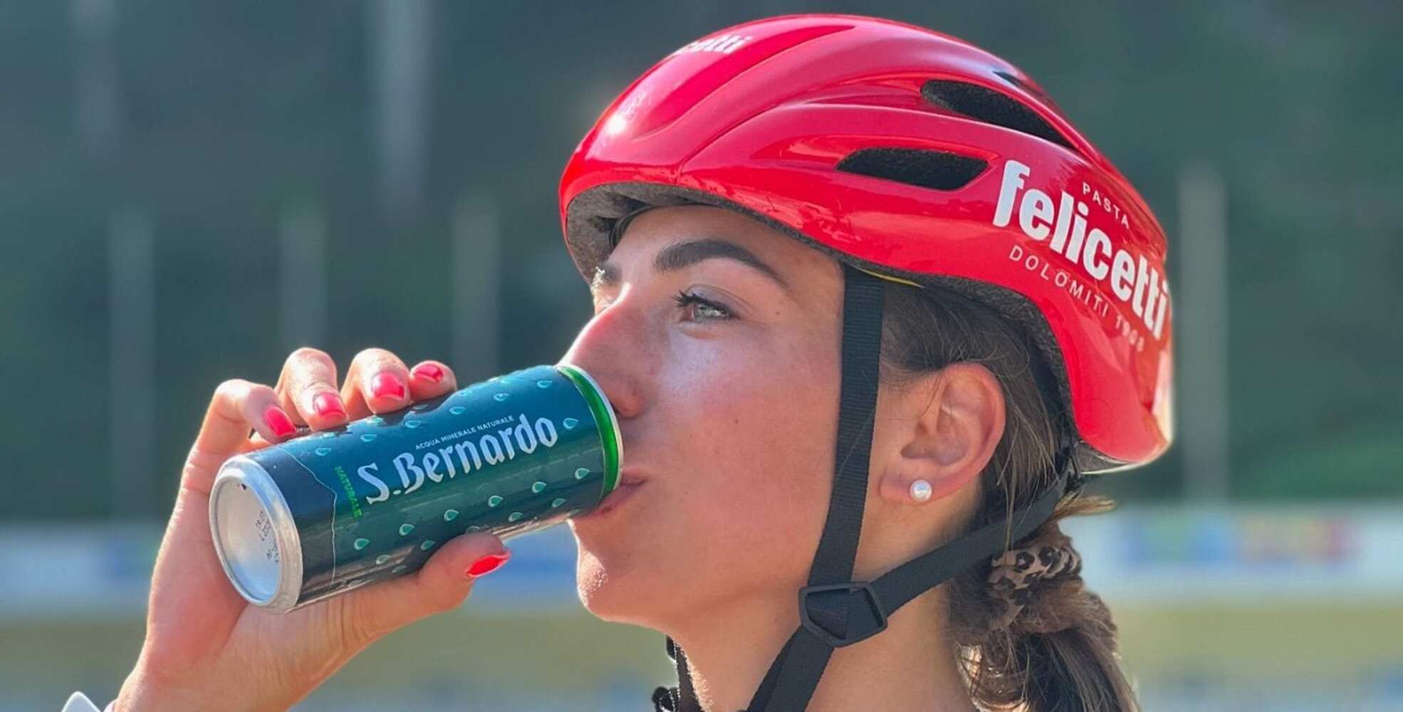 S.Bernardo diventa l'acqua ufficiale della regina della Coppa del Mondo di biathlon