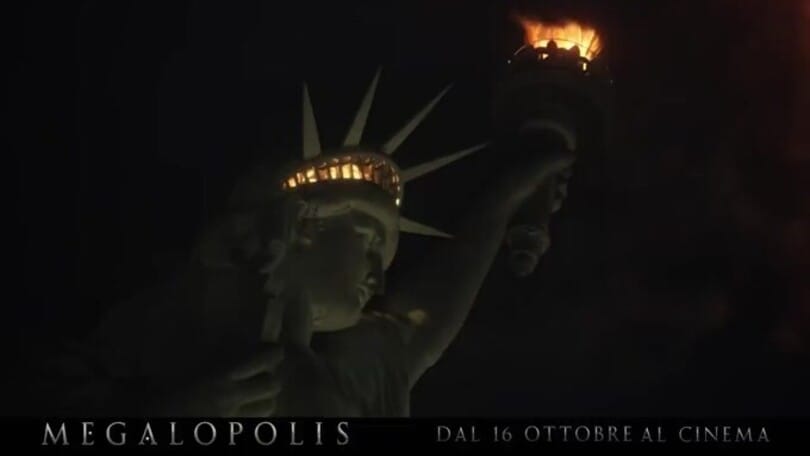 Megalopolis: trailer del film da oggi al cinema!
