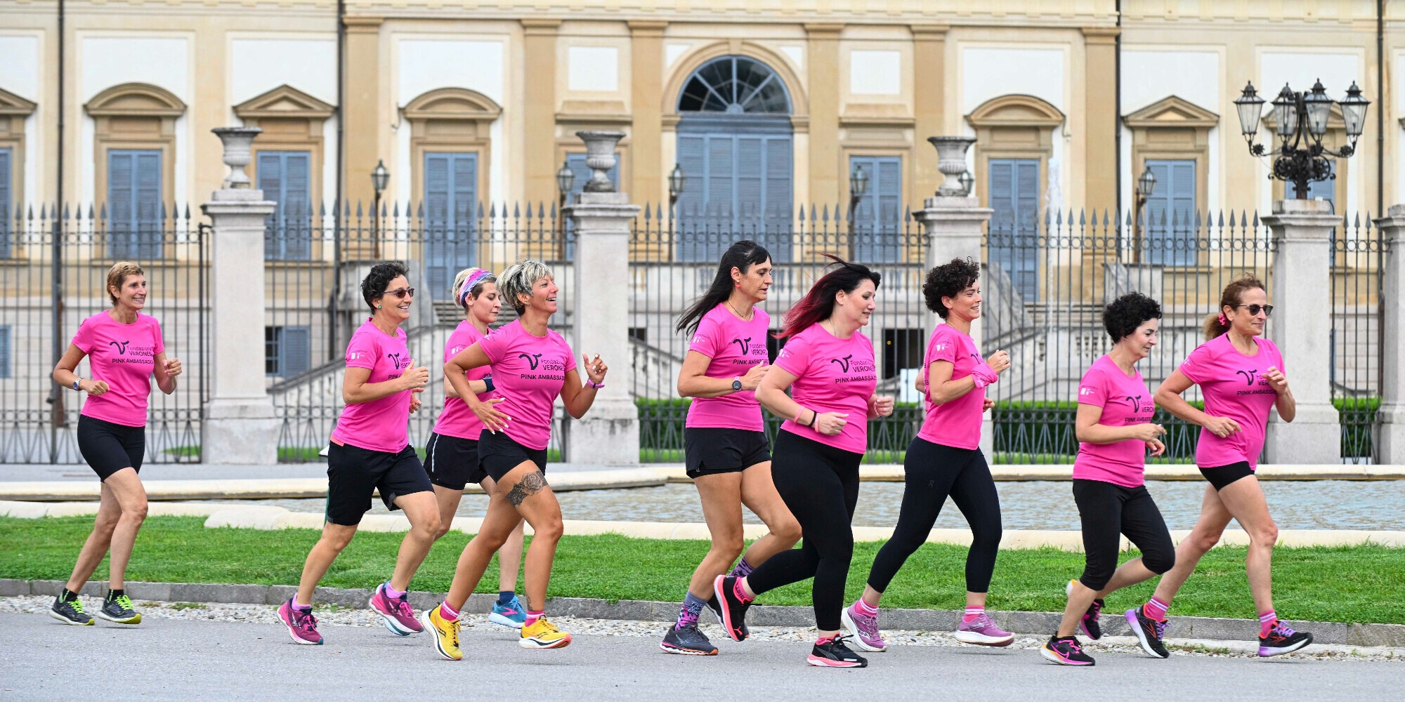 E’ rosa la Eurospin Verona Run Marathon con le Pink Ambassador di Fondazione Veronesi