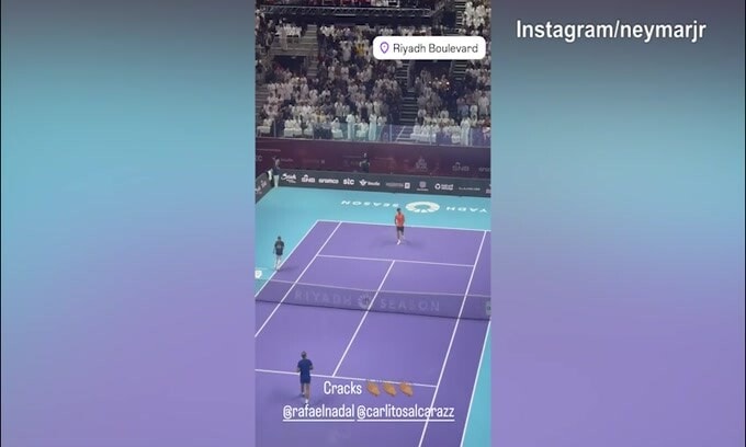 Tennis, esibizione a Riyadh tra Alcaraz e Nadal: c'è anche Neymar