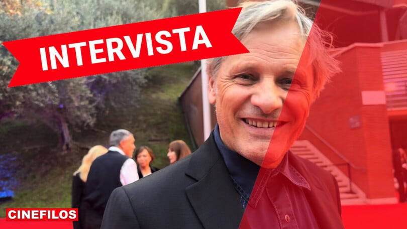 Viggo Mortensen sul red carpet della Festa di Roma 2024