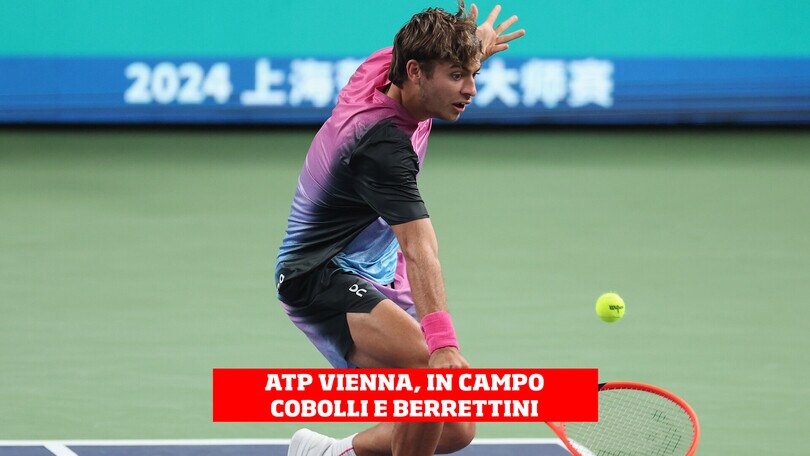 ATP Vienna, in campo Cobolli e Berrettini