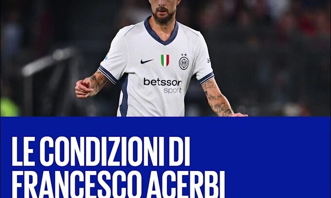 Infortunio al bicipite femorale, l'Inter perde Acerbi: Juve a forte rischio
