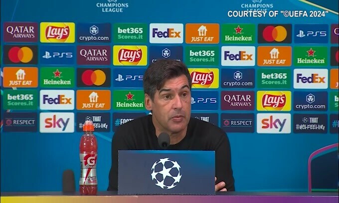 Fonseca: "Vittoria merito dei calciatori"