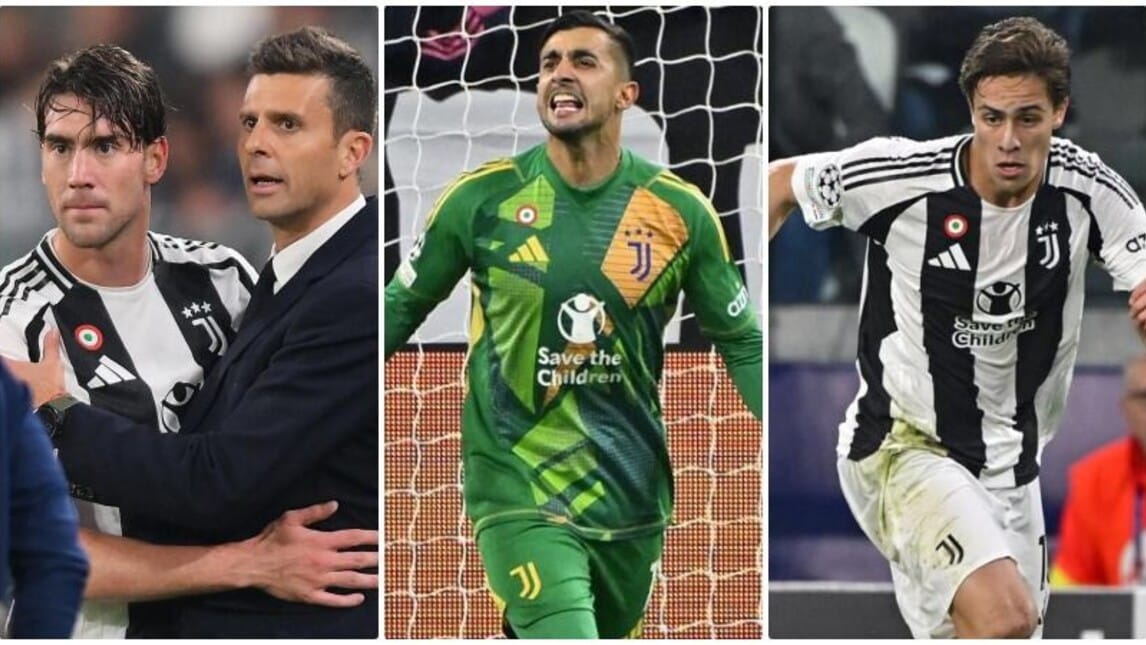 Pagelle Juve-Stoccarda: Yildiz spento, Danilo rovina tutto. Vlahovic senza gloria