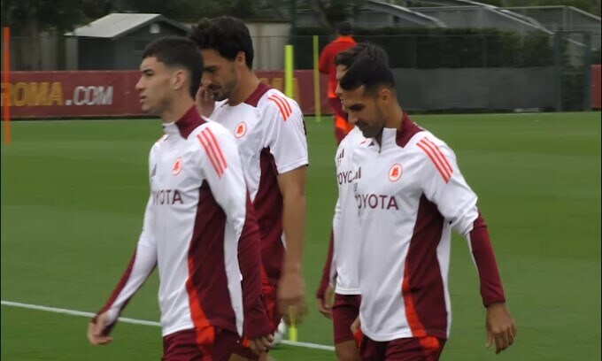 Roma, Dybala si allena col gruppo