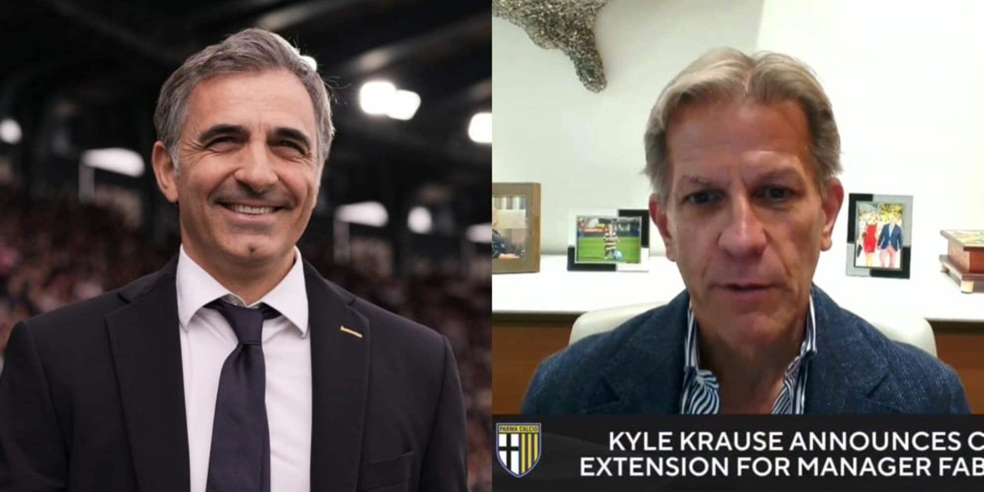 Ufficiale, Pecchia rinnova con il Parma: l'annuncio del presidente Krause