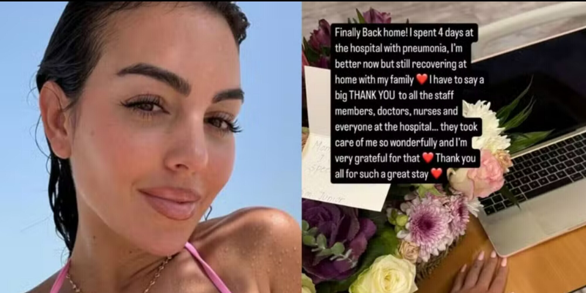 Georgina Rodriguez sta male: ricoverata in ospedale per 4 giorni