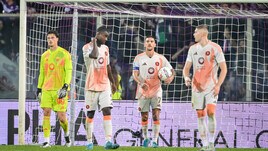 Roma, che disfatta a Firenze. Il Derby d'Italia termina 4-4