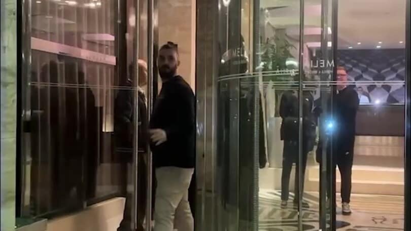 L'arrivo a Genova di Super Mario Balotelli