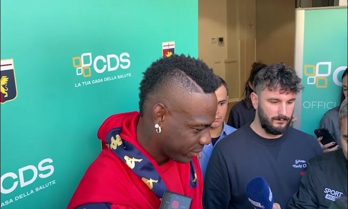 Genoa, ecco Balotelli: "Sono carico"
