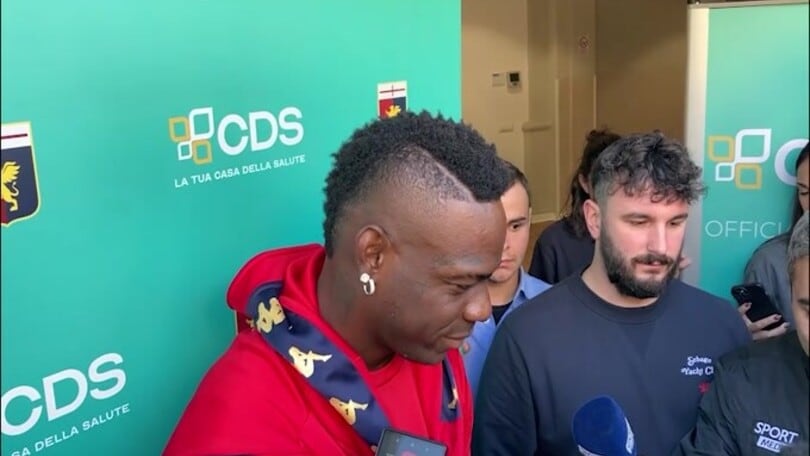 Genoa, ecco Balotelli: "Sono carico"