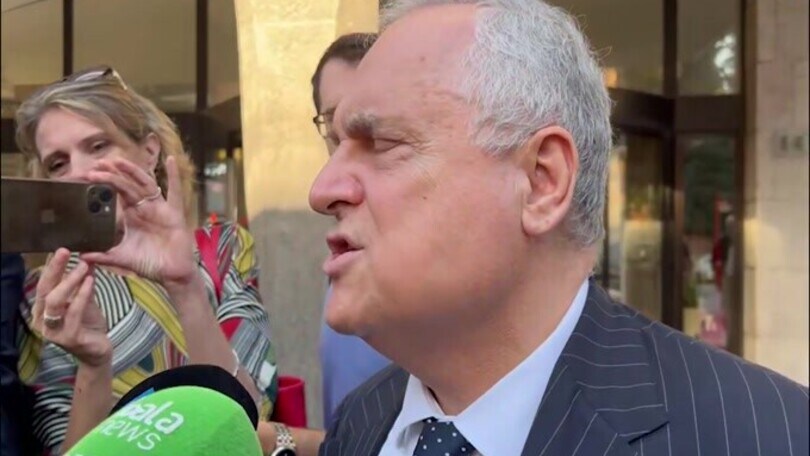 Lotito: “Per me contano i fatti”