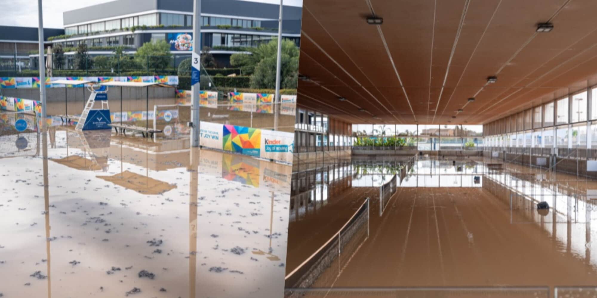 Alluvione in Spagna, colpiti i campi della Rafa Nadal Academy: immagini impressionanti