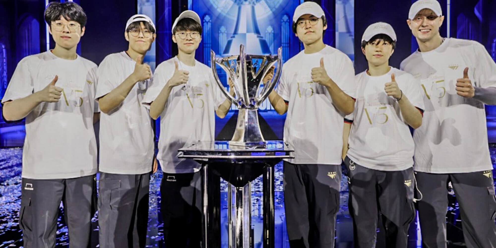 T1 campioni del mondo di LoL: è il quinto titolo