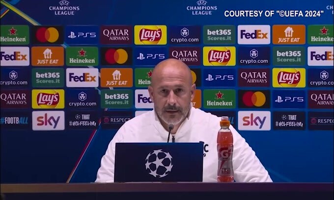 Italiano: "Obiettivo playoff. La Champions ci può aiutare a crescere"