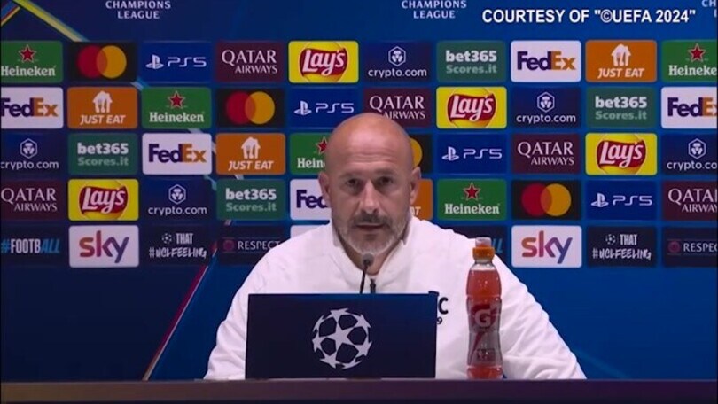 Italiano: "Obiettivo playoff. La Champions ci può aiutare a crescere"