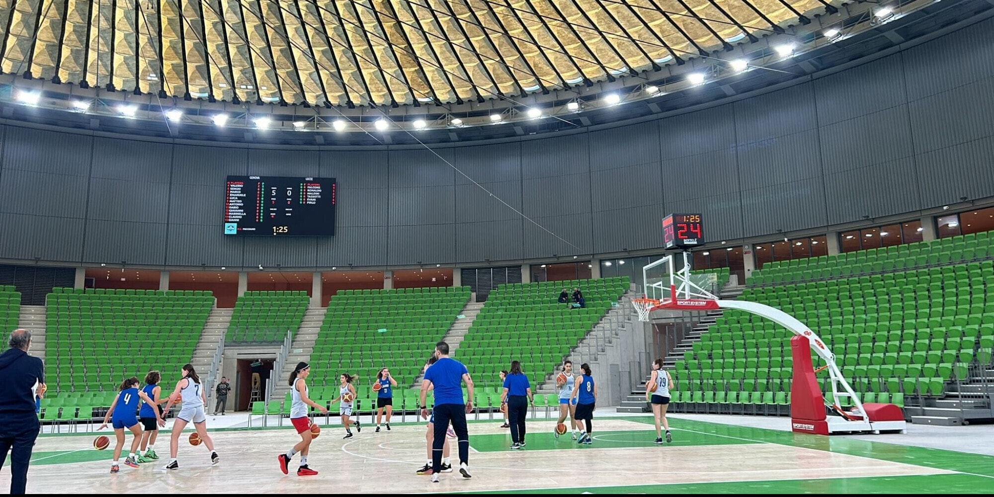 Nazionale di basket femminile in allenamento al Palasport, Piciocchi: “Riscontri positivi”