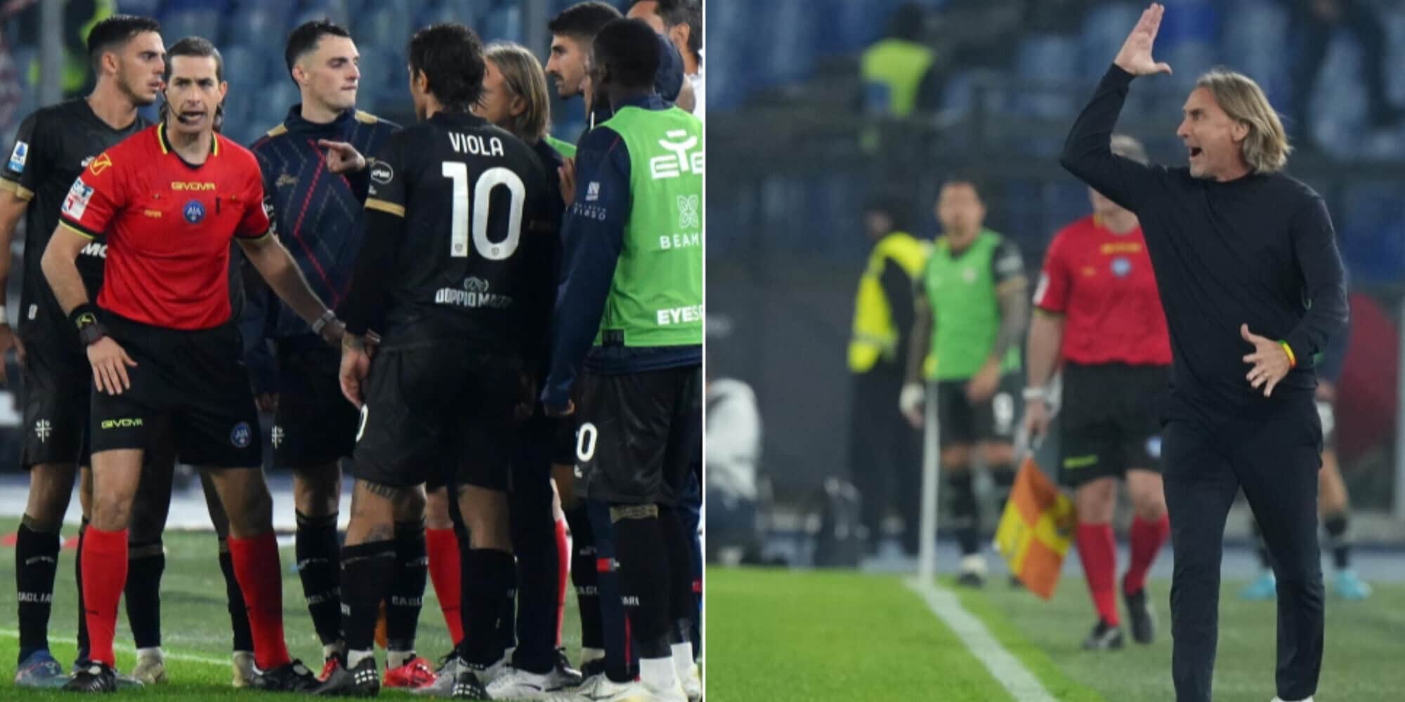 Cagliari furioso con Ayroldi, Bonato: “Penalizzati in maniera clamorosa. Rigore difficile da decifrare”