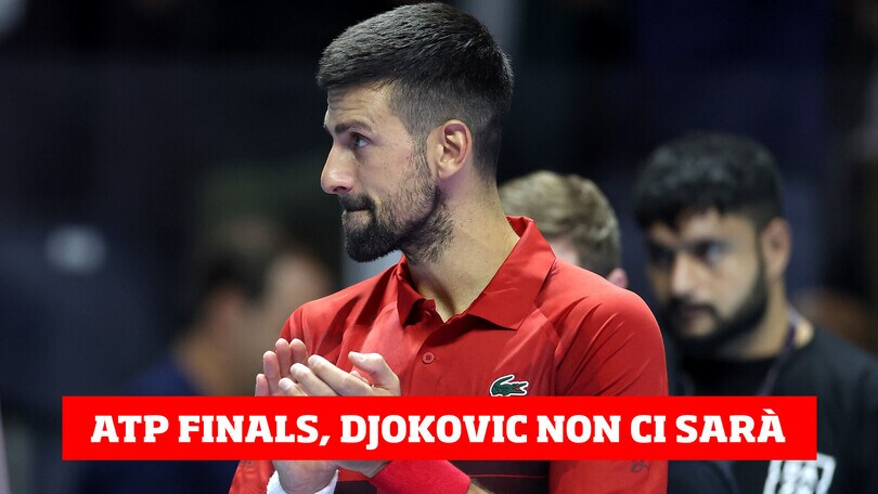 ATP Finals, Djokovic non andrà a Torino