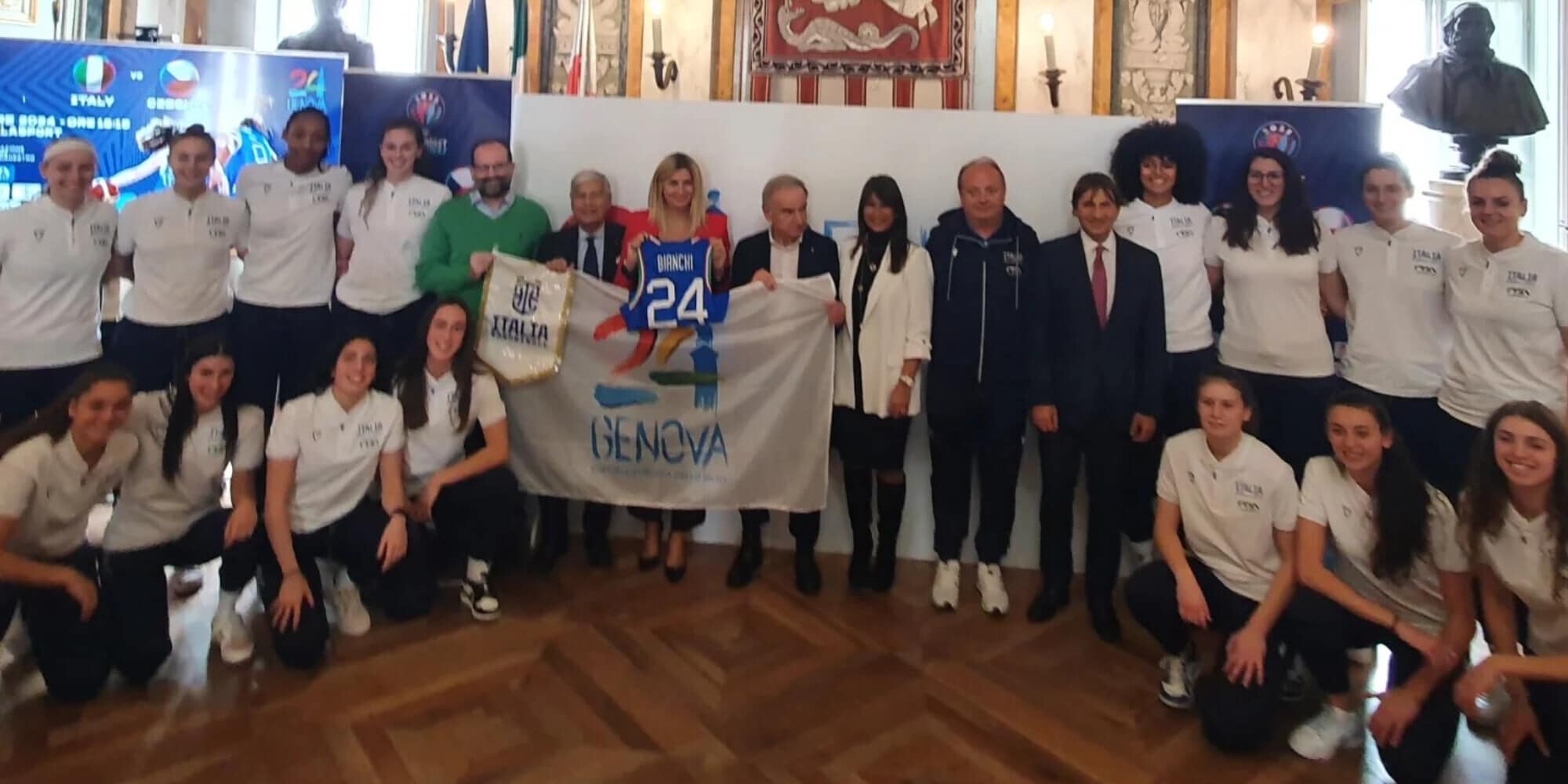 Presentata Italia-Repubblica Ceca: battesimo per il nuovo Palasport di Genova