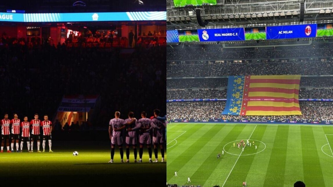 Alluvione Valencia: la commozione del minuto di silenzio sui campi della Champions