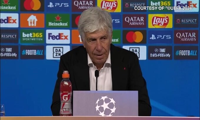 Gasperini: "Non è mai facile vincere in Champions"