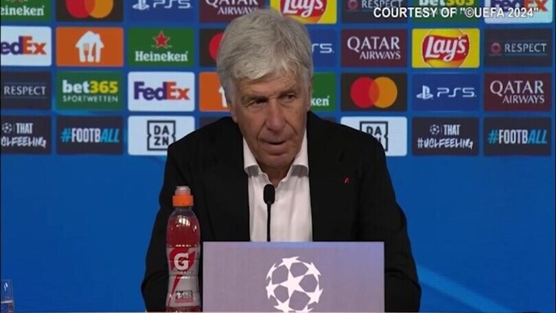 Gasperini: "Non è mai facile vincere in Champions"