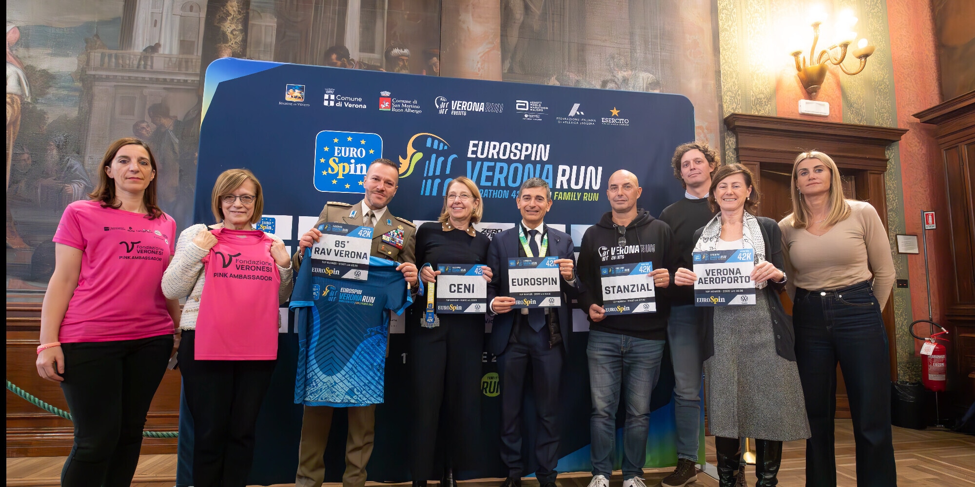 Presentata Eurospin Verona Run Marathon 42k/21k/Family Run, 10mila al via e indotto economico da 6milioni di euro