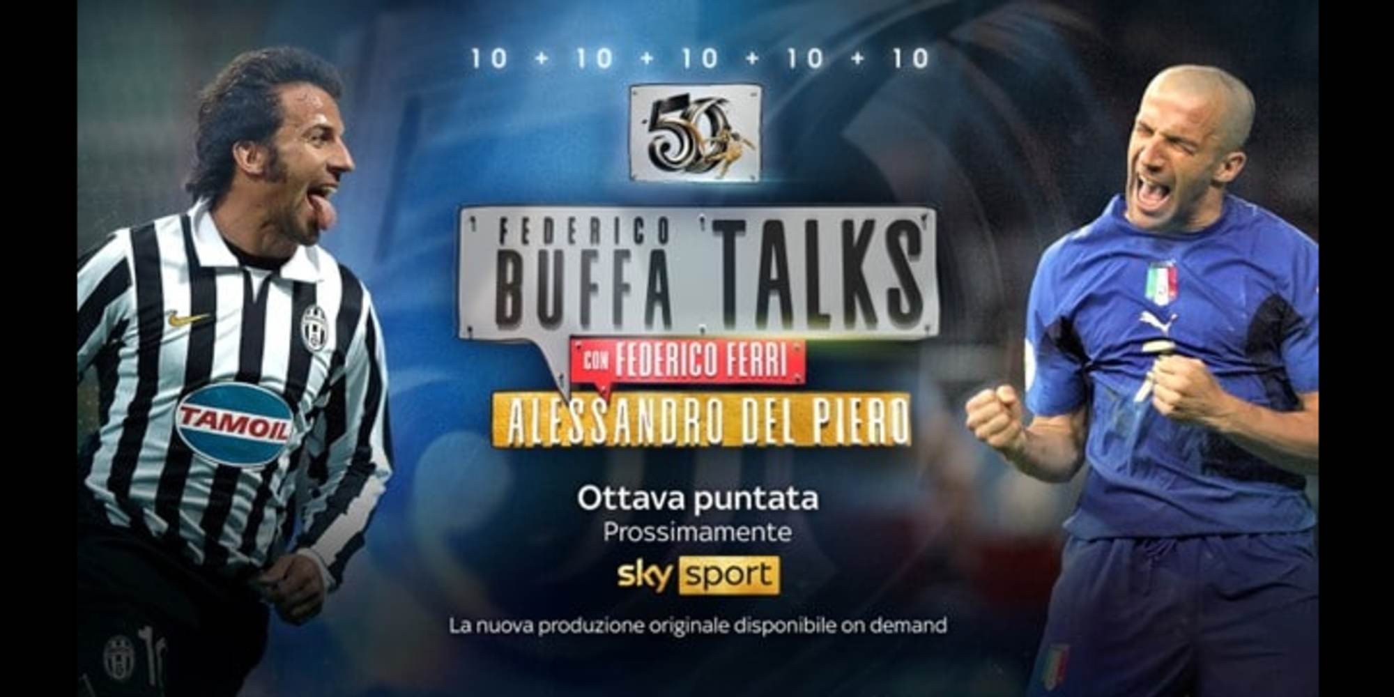 Del Piero si racconta per il suo 50° compleanno