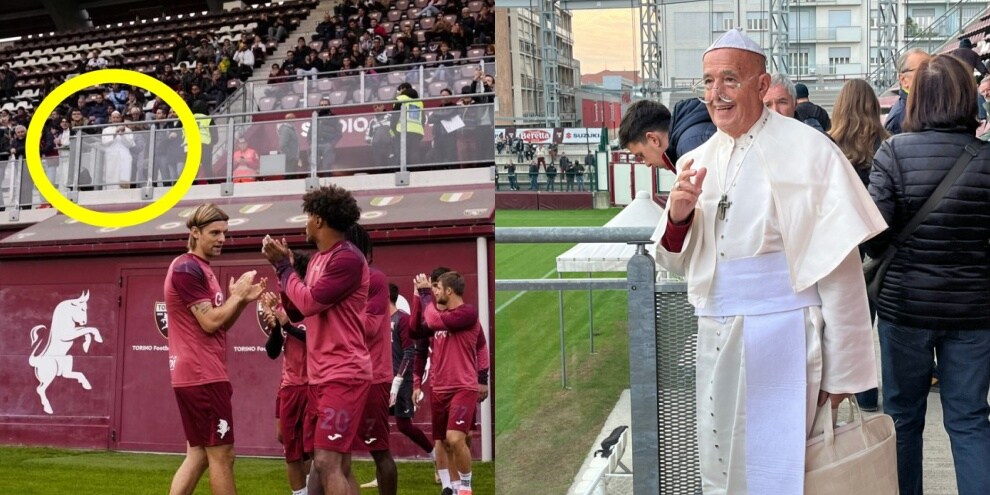 Torino, al Filadelfia c'è anche il...Papa: la sorpresa prima del derby