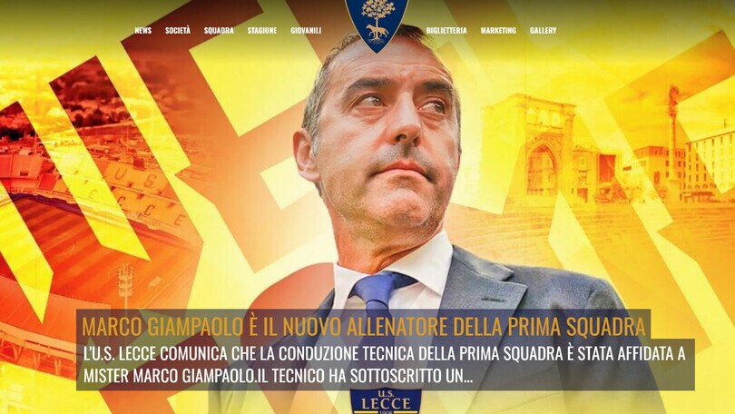 Ufficiale, Giampaolo è il nuovo allenatore del Lecce
