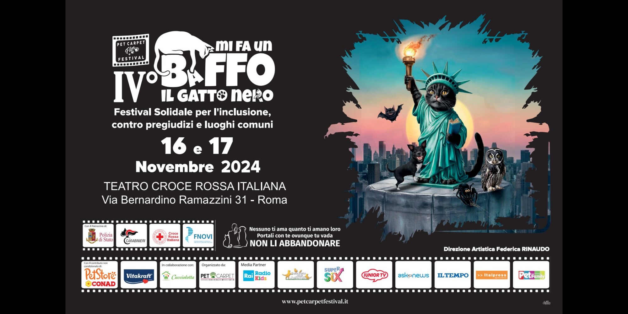"Mi fa un baffo il gatto nero", festival inclusivo a Roma