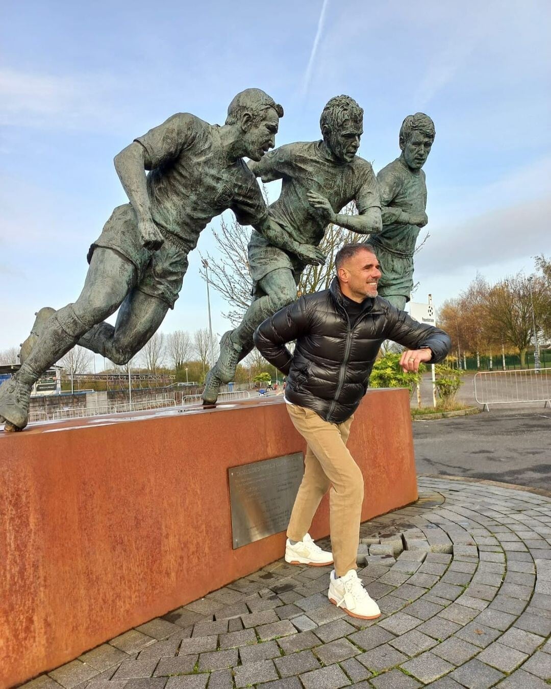 Perrotta davanti alla sua statua: “Emozione indescrivibile”