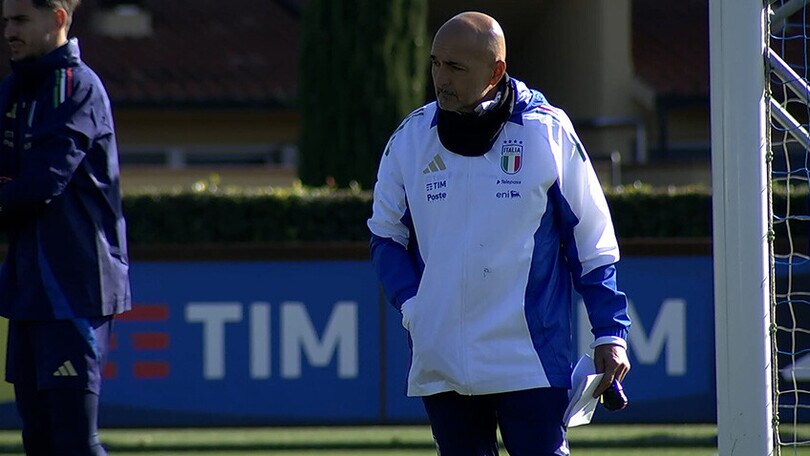 Nations League, prosegue l'allenamento dell'Italia di Spalletti a Coverciano